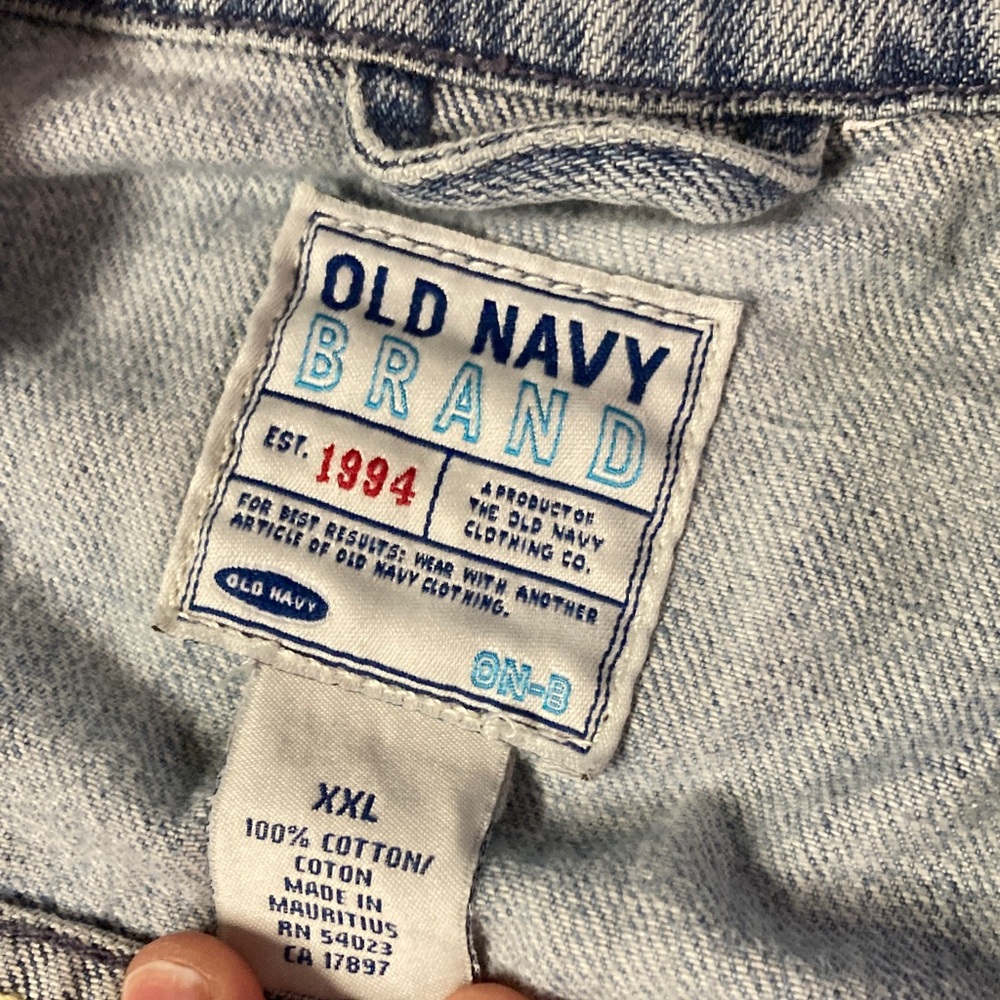 Old Navy Light Blue Denim Jacket - Women's Jean Coat - Picture 2 of 3